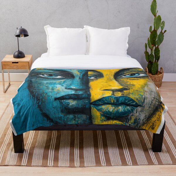 Item preview, 1743 Abstract Faces designed and sold by nikoart001.