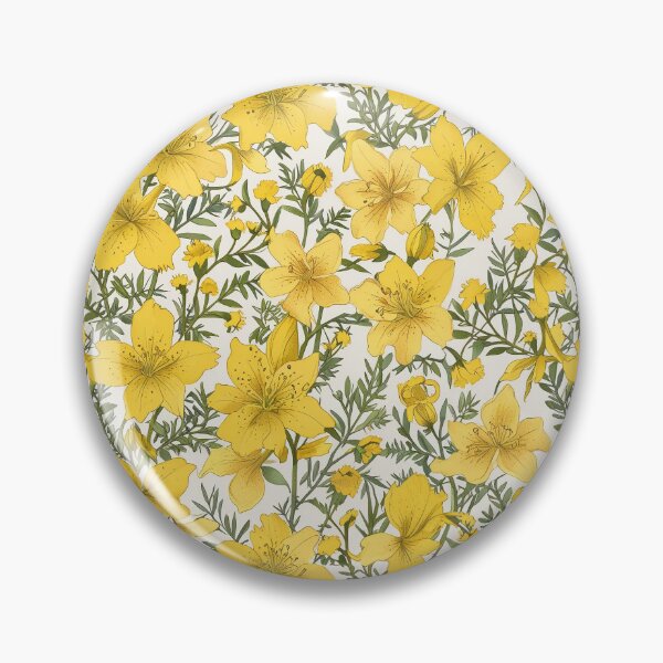Item preview, St. John’s Wort, yellow flowers pattern designed and sold by CoolPixels.