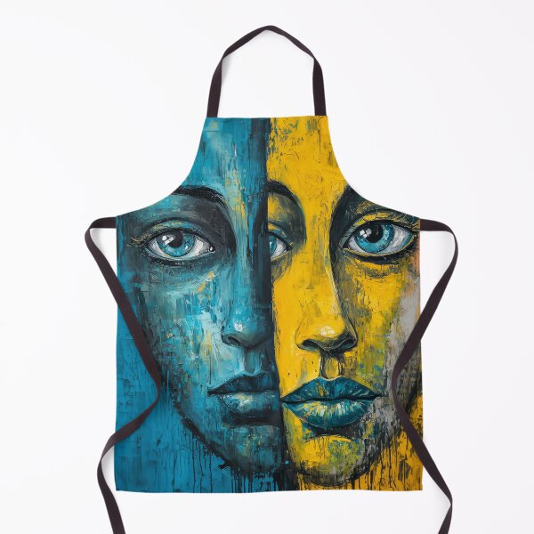 Item preview, 1743 Abstract Faces designed and sold by nikoart001.