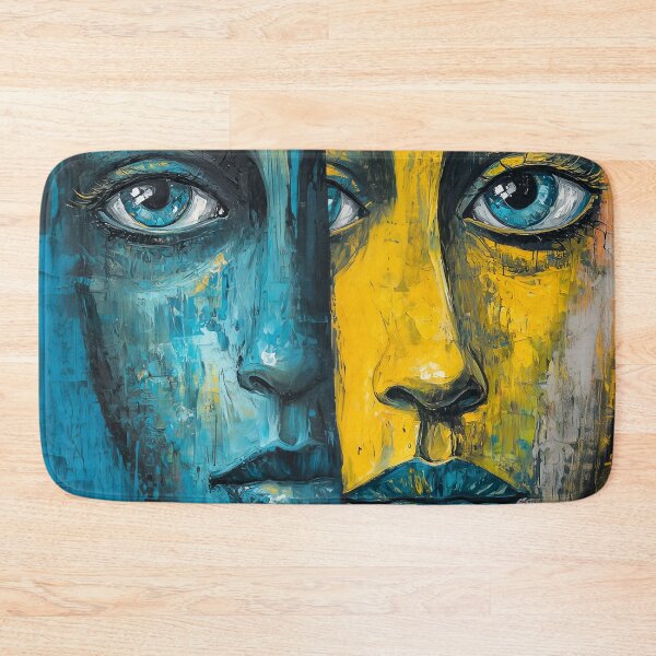 Item preview, 1743 Abstract Faces designed and sold by nikoart001.