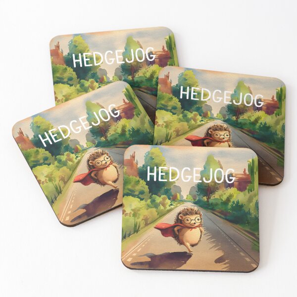 Item preview,  Hedgejog watercolor cutie designed and sold by EmeraldeaArt.