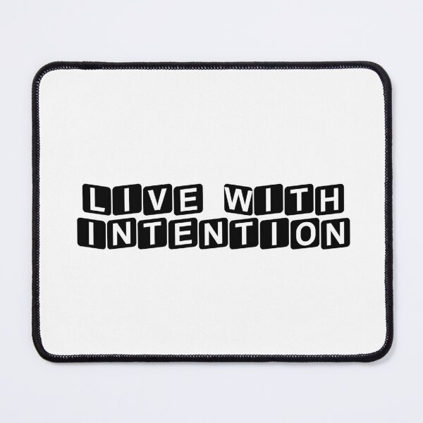 Item preview, Live With Intention designed and sold by Ninjacatoff.