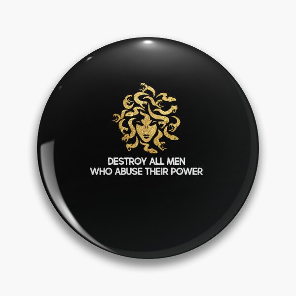Item preview, Destroy All Men Who Abuse Power Greek Goddess Feminism designed and sold by Dressed For  Duty.