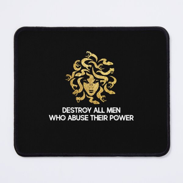 Item preview, Destroy All Men Who Abuse Power Greek Goddess Feminism designed and sold by Dressed For  Duty.