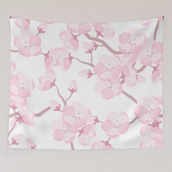 Item preview, cherry blossom flower pattern  designed and sold by LivsPlantHouse.