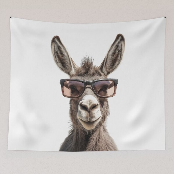 Item preview, Funny cool Mule wearing sunglasses designed and sold by LazyOwlStore.