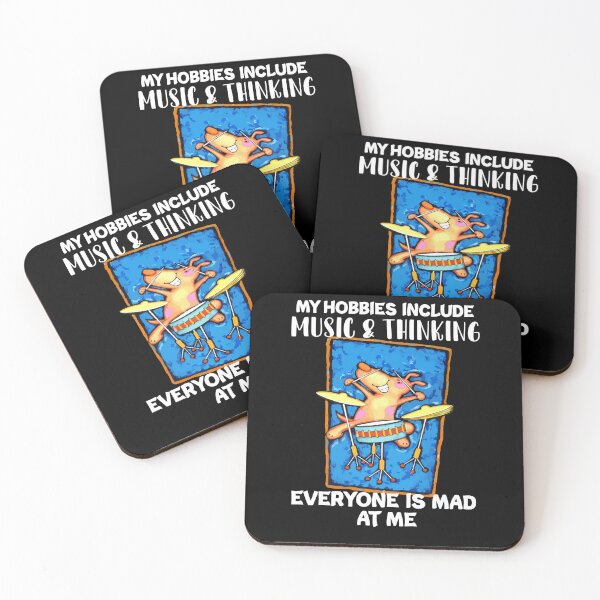 Item preview, My Hobbies Include Music & Thinking Everyone Is Mad At Me designed and sold by Dressed For  Duty.