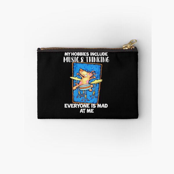 Item preview, My Hobbies Include Music & Thinking Everyone Is Mad At Me designed and sold by Dressed For  Duty.