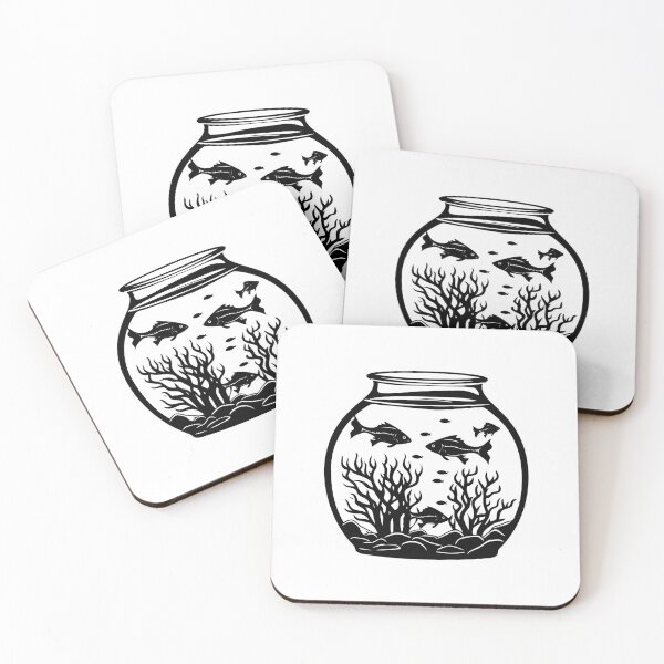 Item preview, Fish Tank Aquarium Marine Jar Tropical Coral Underwater designed and sold by inkoutninja.