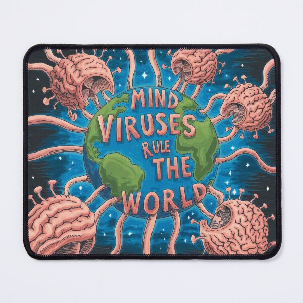 Item preview, Mind Viruses Rule the World designed and sold by mirciashop.