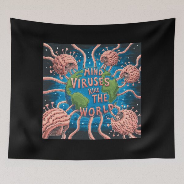 Item preview, Mind Viruses Rule the World designed and sold by mirciashop.