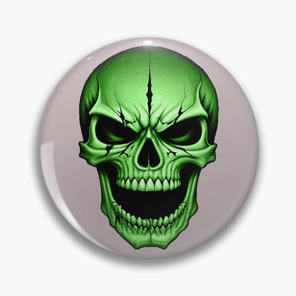 Item preview, Faithless Swamp Shade Green Skull designed and sold by hauntedtees.