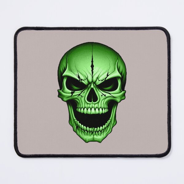 Item preview, Faithless Swamp Shade Green Skull designed and sold by hauntedtees.