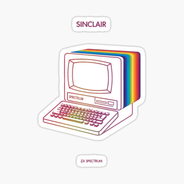 Zx Spectrum Stickers for Sale | Redbubble