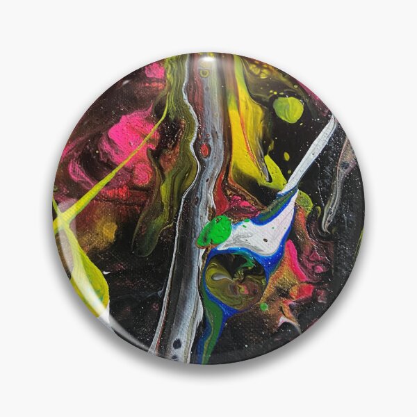 Item preview, Play of colors designed with pouring medium designed and sold by kunststueckbyks.