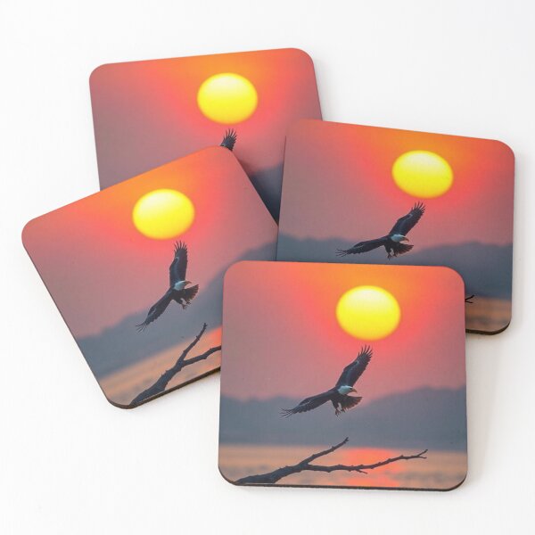 Item preview, Sunset and eagle  designed and sold by Dogandesighn.