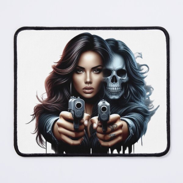 Item preview, “Fatal Beauty: an armed and dangerous woman” designed and sold by CHRIST5000.