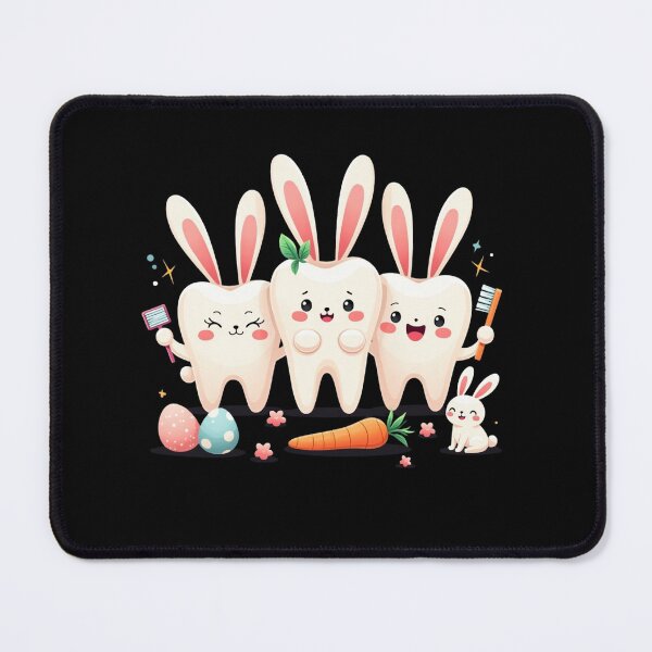 Item preview, Cute Bunny Teeth – Kawaii Easter Dental Design designed and sold by haitrieuic96.