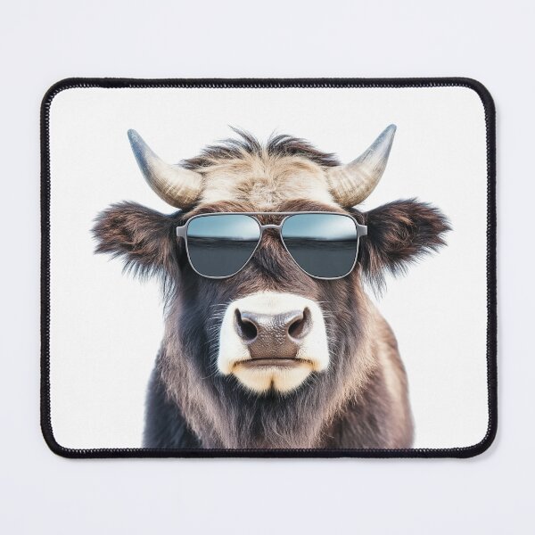 Item preview, Funny cool Musk ox wearing sunglasses designed and sold by LazyOwlStore.