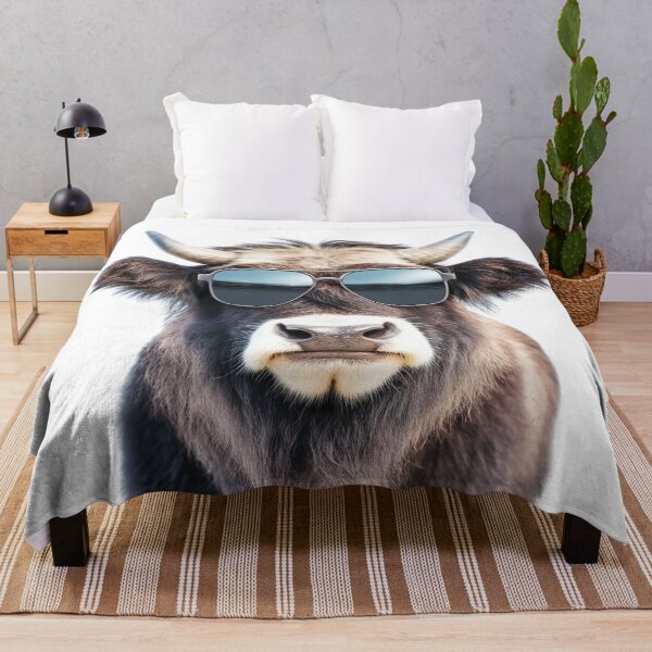 Item preview, Funny cool Musk ox wearing sunglasses designed and sold by LazyOwlStore.