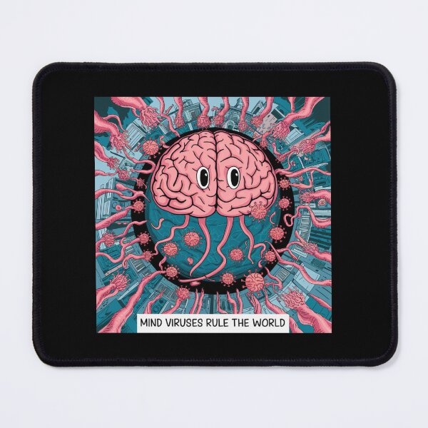Item preview, Mind Viruses Rule the World" designed and sold by mirciashop.