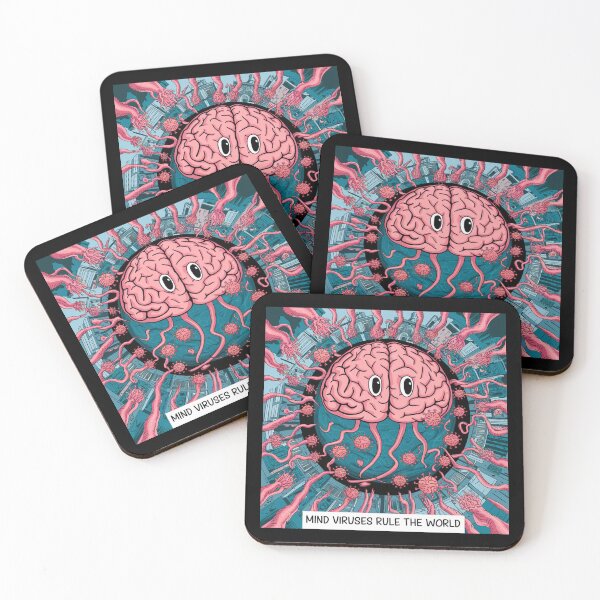 Item preview, Mind Viruses Rule the World" designed and sold by mirciashop.