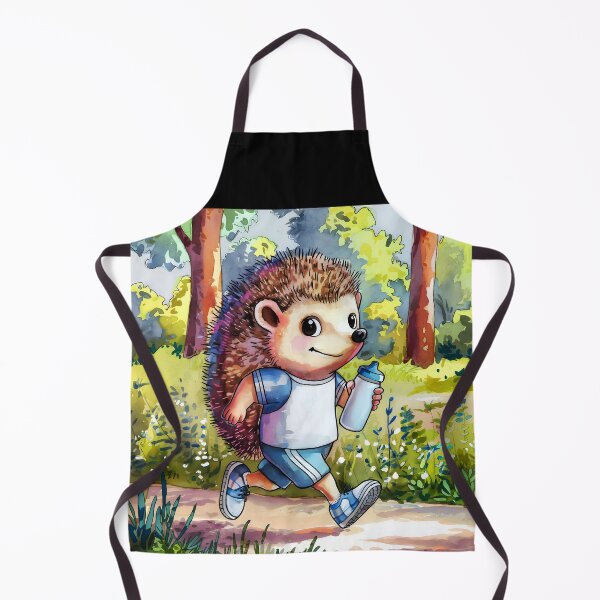Item preview, Hedgehog running - Hedgejog Watercolour designed and sold by EmeraldeaArt.