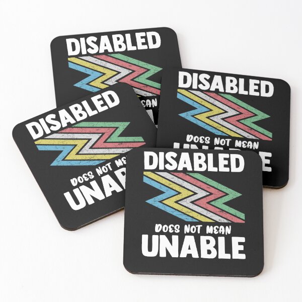 Item preview, Disability Does Not Equal Unable Disability Pride Month  designed and sold by Dressed For  Duty.