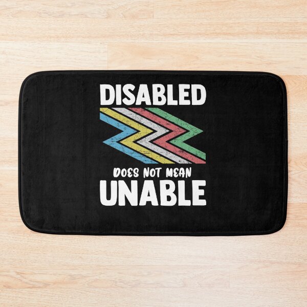 Item preview, Disability Does Not Equal Unable Disability Pride Month  designed and sold by Dressed For  Duty.