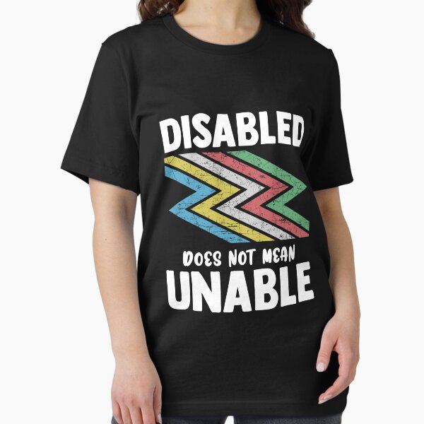 Item preview, Disability Does Not Equal Unable Disability Pride Month  designed and sold by Dressed For  Duty.