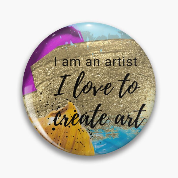 Artikelvorschau, Ich liebe es Kunst zu kreieren - I love to create art entworfen und verkauft von kunststueckbyks.