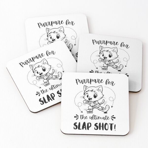 Item preview, Prepare For The Ultimate Slap Shot For Cat Lovers, I love cats nad ice hockey designed and sold by KlaraMacinka.