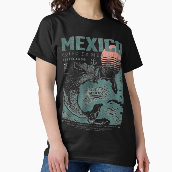 Item preview, Golfo De Macxico ESTD 1550 Retro For Summer, Vintage Beach Gift For Mexican designed and sold by edicdarn.