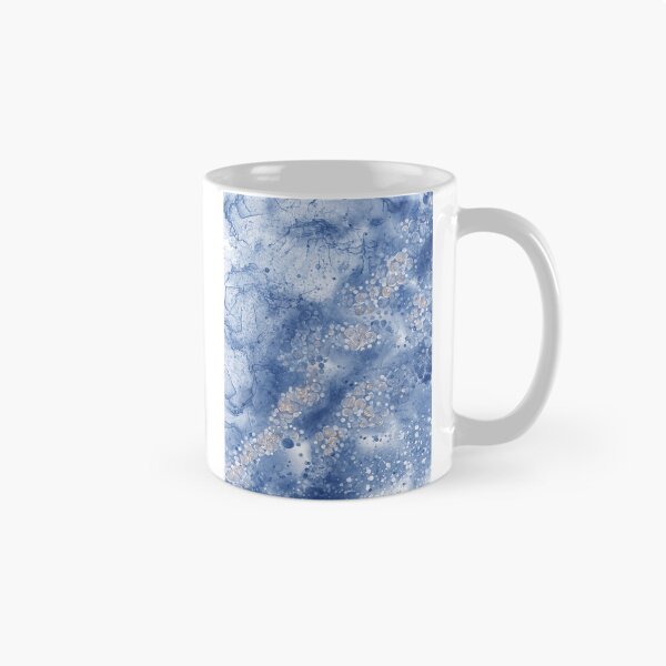 Item preview, Abstract Blue Alcohol Ink with Glitter designed and sold by Claire_Brown.