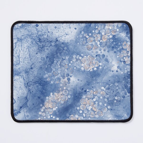 Item preview, Abstract Blue Alcohol Ink with Glitter designed and sold by Claire_Brown.