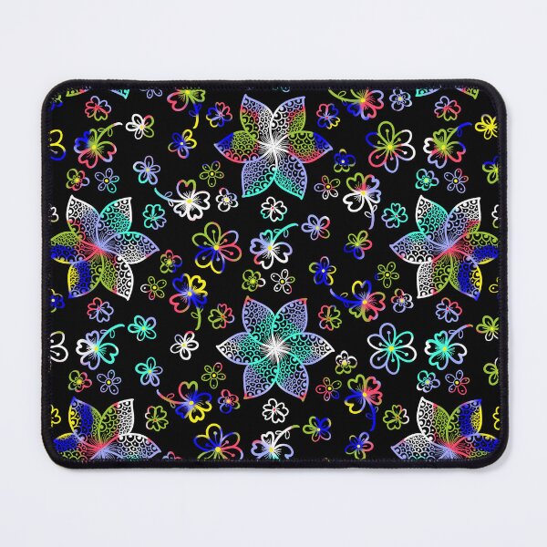 Item preview, Electric Bloom Symphony on Midnight Canvas designed and sold by Bulantanyong.