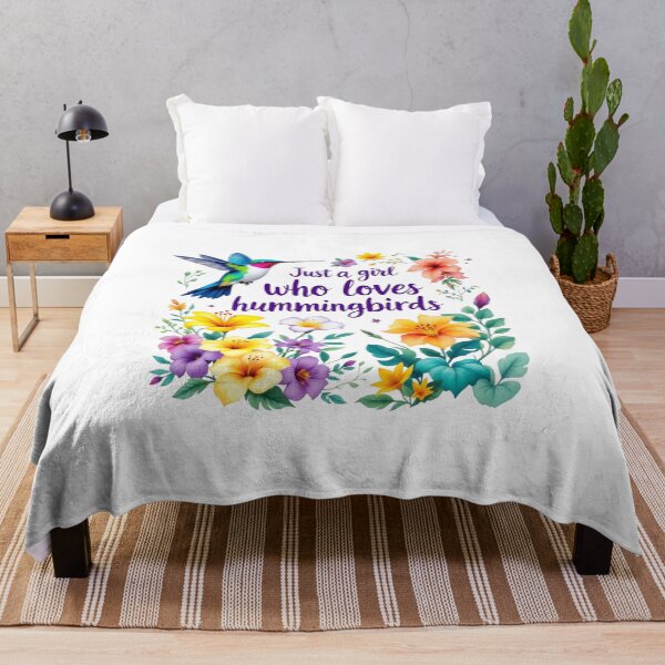 Item preview, Just a girl who loves hummingbirds designed and sold by jkrphoto.