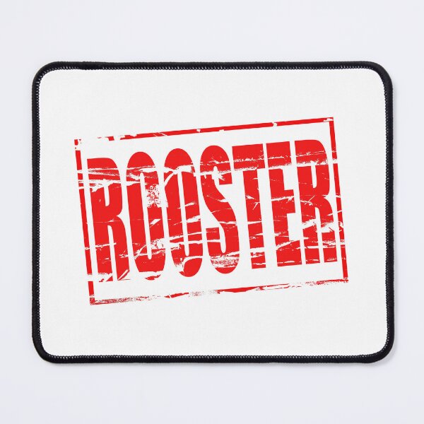Item preview, Rood rubber stempel effect Rooster.  designed and sold by funkyworm.
