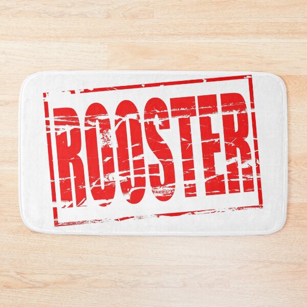 Item preview, Rood rubber stempel effect Rooster.  designed and sold by funkyworm.