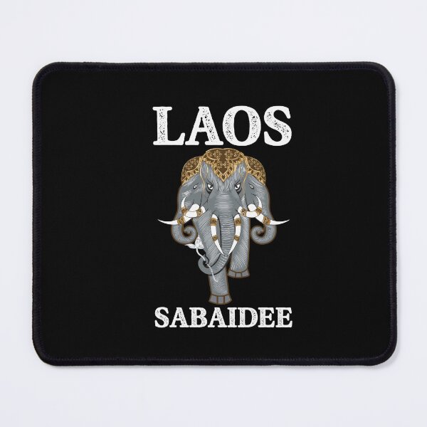Item preview, 3 Headed Erawan Elephant Funny Laotian Vacation Souvenir designed and sold by Dressed For  Duty.