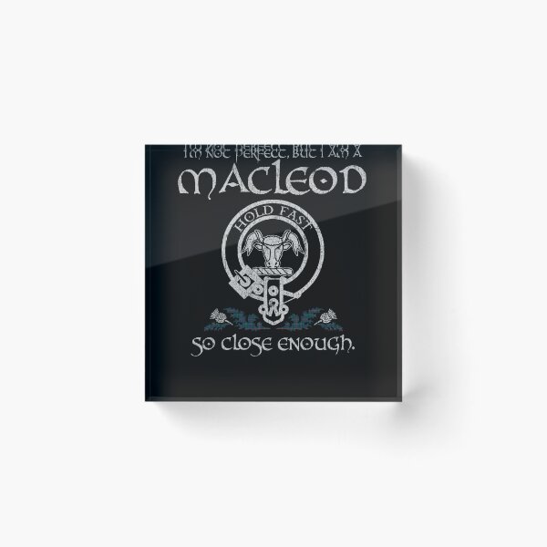 Item preview, MacLeod German clan Scottish surname crest badge motto tartan sporran kilt men women designed and sold by Clan1093.