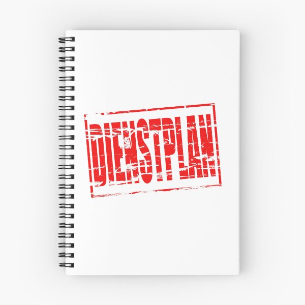 Item preview, Dienstplan designed and sold by funkyworm.