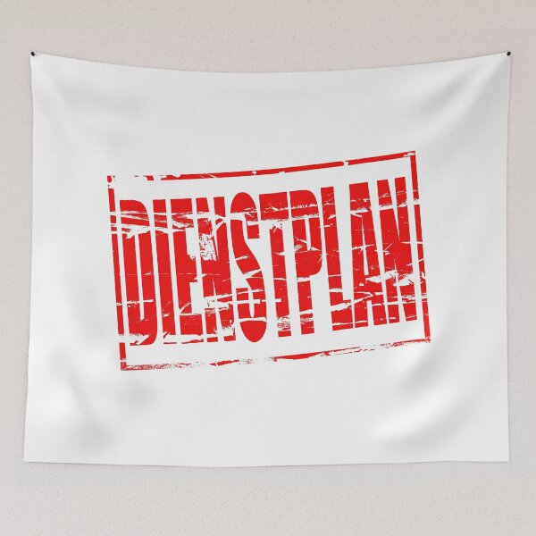 Item preview, Dienstplan designed and sold by funkyworm.