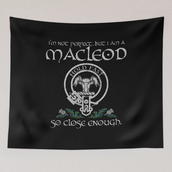 Item preview, MacLeod of Assynt clan Scottish surname crest badge motto tartan sporran kilt men women designed and sold by Clan1093.