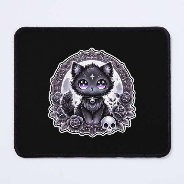 Item preview, Goth cat designed and sold by Order42.