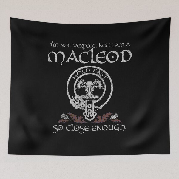 Artikelvorschau, MacLeod of Tullibardine Clan Schottischer Nachname Wappen Abzeichen Motto Tartan Sporran Kilt Männer Frauen entworfen und verkauft von Clan1093.