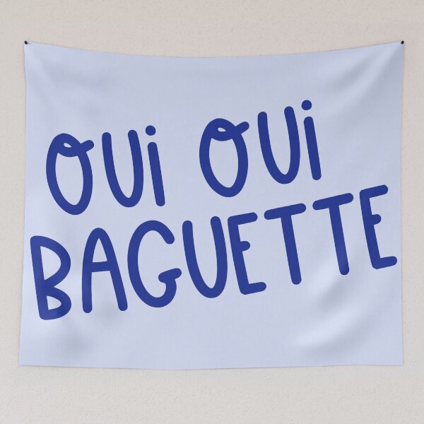 Item preview, Yes Yes Baguette - Fun & Parisian French Sticker designed and sold by artbyzozo.