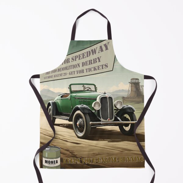Item preview, Old car fantasy poster demolition derby 1950 style 2 designed and sold by Museum Of Non-Existing Art.
