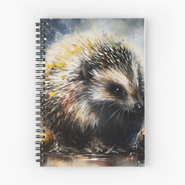 Artikelvorschau, Stachelschwein Igel Aquarell Aquarelle Artsy entworfen und verkauft von EmeraldeaArt.