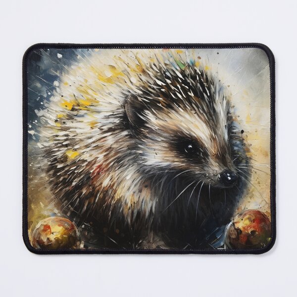 Artikelvorschau, Stachelschwein Igel Aquarell Aquarelle Artsy entworfen und verkauft von EmeraldeaArt.